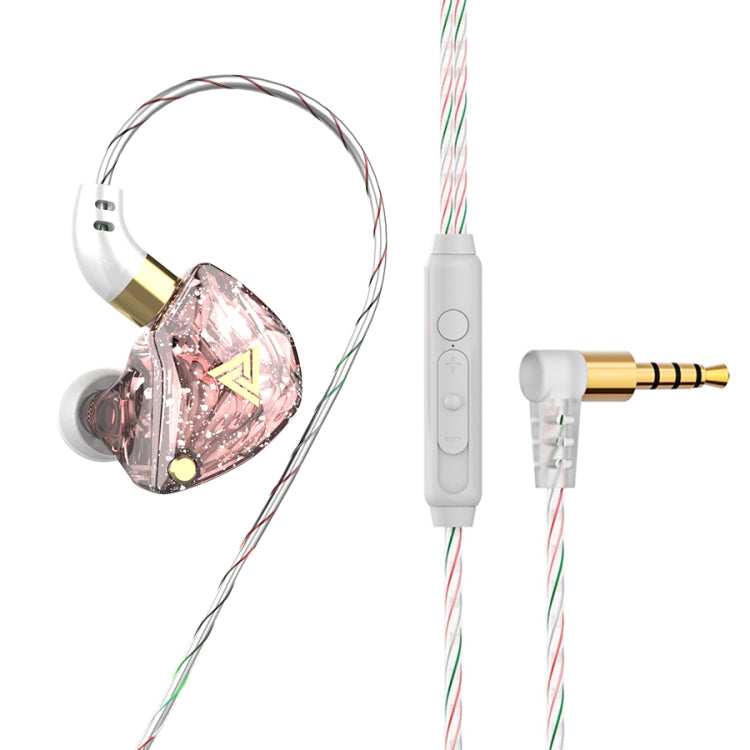 QKZ SK8 หูฟังสปอร์ตมีสาย 3.5 มม. แบบไดนามิก HiFi มอนิเตอร์ พร้อมไมโครโฟน