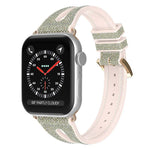 สายรัดนาฬิกาบางประกาย สำหรับ Apple Watch Series 7 45 มม. / 6&SE&5&4 44 มม. / 3&2&1 42 มม. และ 7 41 มม. / 6&SE&5&4 40 มม. / 3&2&1 38 มม.
