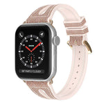 สายรัดนาฬิกาบางประกาย สำหรับ Apple Watch Series 7 45 มม. / 6&SE&5&4 44 มม. / 3&2&1 42 มม. และ 7 41 มม. / 6&SE&5&4 40 มม. / 3&2&1 38 มม.