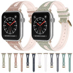สายรัดนาฬิกาบางประกาย สำหรับ Apple Watch Series 7 45 มม. / 6&SE&5&4 44 มม. / 3&2&1 42 มม. และ 7 41 มม. / 6&SE&5&4 40 มม. / 3&2&1 38 มม.