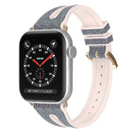สายรัดนาฬิกาบางประกาย สำหรับ Apple Watch Series 7 45 มม. / 6&SE&5&4 44 มม. / 3&2&1 42 มม. และ 7 41 มม. / 6&SE&5&4 40 มม. / 3&2&1 38 มม.