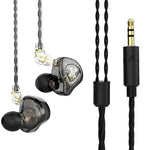 QKZ AK6 MAX หูฟังอินเอียร์ไดนามิกซับวูฟเฟอร์ควบคุมด้วยสาย รุ่นมาตรฐาน พร้อมไมโครโฟน