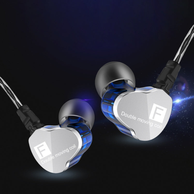 QKZ F910 หูฟังอินเอียร์ซับวูฟเฟอร์ไดนามิกคู่