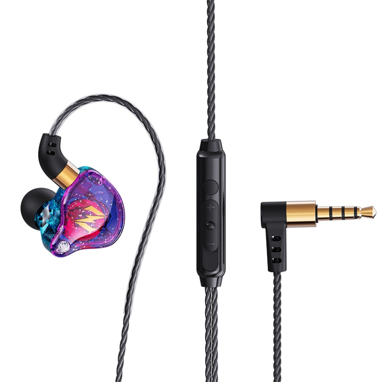QKZ ZEN หูฟังอินเอียร์ซับวูฟเฟอร์ควบคุมด้วยสายสำหรับฟังเพลงและวิ่งออกกำลังกาย พร้อมไมโครโฟน