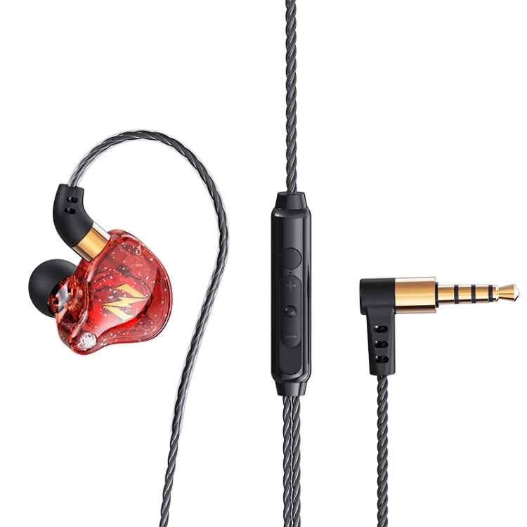 QKZ ZEN หูฟังอินเอียร์ซับวูฟเฟอร์ควบคุมด้วยสายสำหรับฟังเพลงและวิ่งออกกำลังกาย พร้อมไมโครโฟน