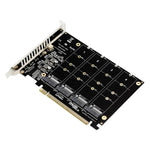 การ์ดอาร์เรย์ดิสก์ PH44 NVME 4 ช่อง PCI-E สัญญาณแยกอาร์เรย์