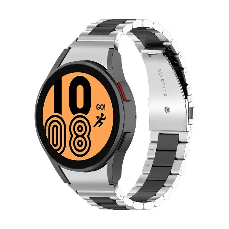 สายรัดนาฬิกาเหล็กสามเส้น สำหรับ Samsung Galaxy Watch 5 ขนาด 40 มม., สำหรับ Samsung Galaxy Watch 5 Pro ขนาด 45 มม.