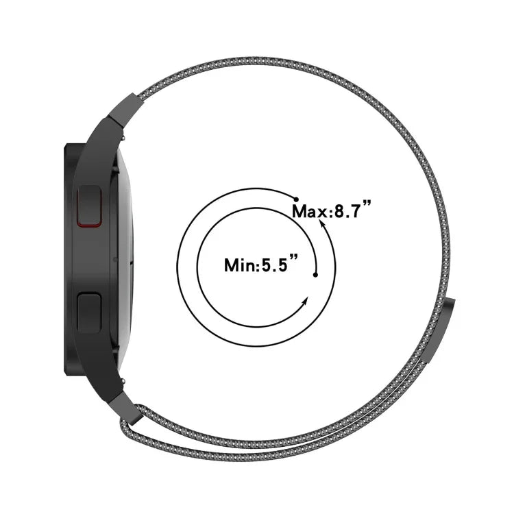 สายรัดนาฬิกา Milanese สำหรับ Samsung Galaxy Watch 5 ขนาด 40 มม. / 44 มม., สำหรับ Samsung Galaxy Watch 5 Pro ขนาด 45 มม.