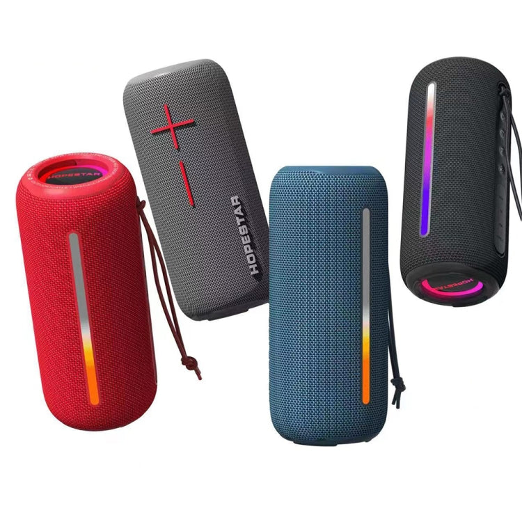 ลำโพงบลูทูธไร้สายกันน้ำพร้อมไฟ RGB HOPESTAR P39 สำหรับใช้งานกลางแจ้ง