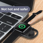 ที่ชาร์จนาฬิกาอัจฉริยะไร้สายแบบพกพา T09-A Dual USB สำหรับ Apple Watch Series