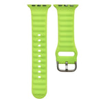 Single Color Silicone Watch Band For Apple Watch Series, 7 45mm / 6&SE&5&4 44mm / 3&2&1 42mm, 7 41mm / 6&SE&5&4 40mm / 3&2&1 38mm