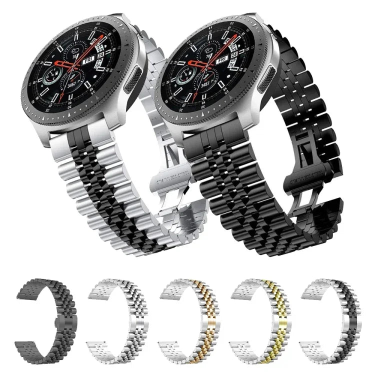 สายสแตนเลสสตีลห้าลูกปัดสำหรับ Samsung Galaxy Watch 5 40mm / 44mm