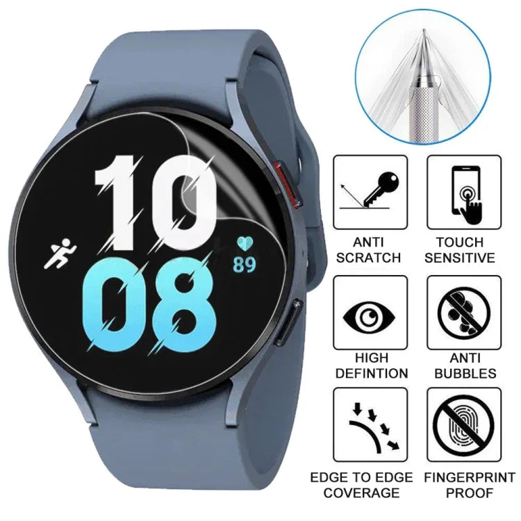 ฟิล์มป้องกันหน้าจอนาฬิกา Hydrogel นุ่ม สำหรับ Samsung Galaxy Watch5 44mm
