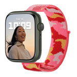 สายรัดนาฬิกาไนลอนแบบห่วง สำหรับ Apple Watch Series 7 45 มม. / 6&SE&5&4 44 มม. / 3&2&1 42 มม. และ 7 41 มม. / 6&SE&5&4 40 มม. / 3&2&1 38 มม.