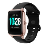 For Xiaomi Haylou Smart Watch LS01 19mm Butterfly Buckle Silicone Watch Band