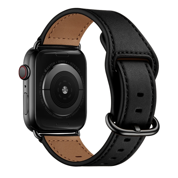 สายรัดนาฬิกาหนังแท้สำหรับ Apple Watch Series, 7 45mm / 6&SE&5&4 44mm / 3&2&1 42mm, 7 41mm / 6&SE&5&4 40mm / 3&2&1 38mm