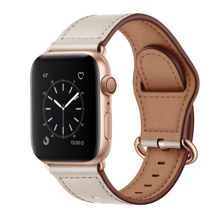 สายรัดนาฬิกาหนังแท้สำหรับ Apple Watch Series, 7 45mm / 6&SE&5&4 44mm / 3&2&1 42mm, 7 41mm / 6&SE&5&4 40mm / 3&2&1 38mm