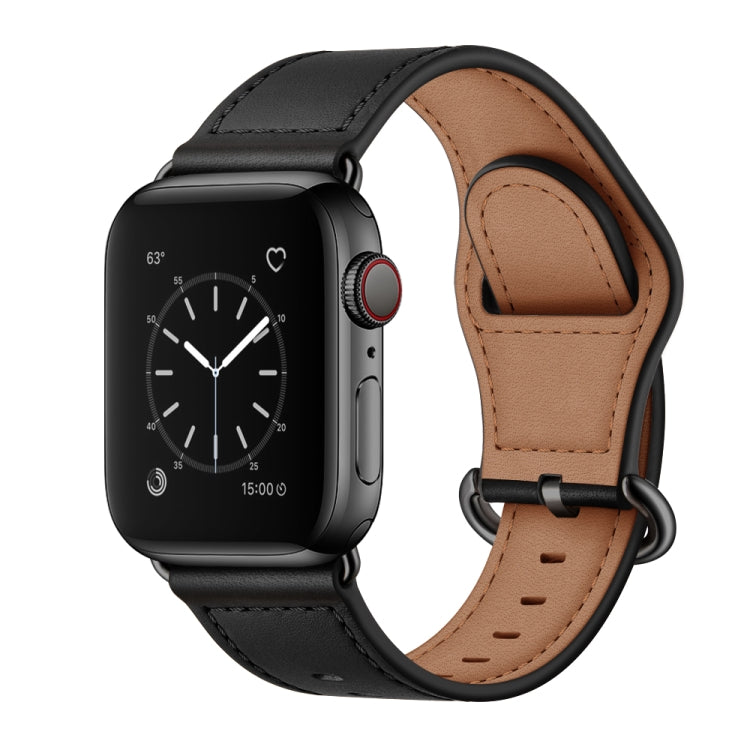 สายรัดนาฬิกาหนังแท้สำหรับ Apple Watch Series, 7 45mm / 6&SE&5&4 44mm / 3&2&1 42mm, 7 41mm / 6&SE&5&4 40mm / 3&2&1 38mm