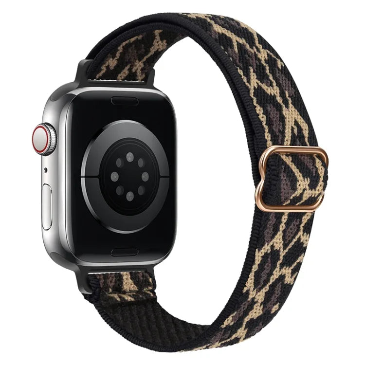 สายรัดนาฬิกาไนลอนขนาดเล็ก สำหรับ Apple Watch Series 7 45 มม. / 6&SE&5&4 44 มม. / 3&2&1 42 มม. และ 7 41 มม. / 6&SE&5&4 40 มม. / 3&2&1 38 มม.