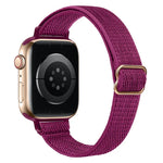 สายรัดนาฬิกาไนลอนขนาดเล็ก สำหรับ Apple Watch Series 7 45 มม. / 6&SE&5&4 44 มม. / 3&2&1 42 มม. และ 7 41 มม. / 6&SE&5&4 40 มม. / 3&2&1 38 มม.