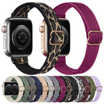 สายรัดนาฬิกาไนลอนขนาดเล็ก สำหรับ Apple Watch Series 7 45 มม. / 6&SE&5&4 44 มม. / 3&2&1 42 มม. และ 7 41 มม. / 6&SE&5&4 40 มม. / 3&2&1 38 มม.
