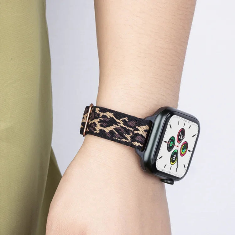 สายรัดนาฬิกาไนลอนขนาดเล็ก สำหรับ Apple Watch Series 7 45 มม. / 6&SE&5&4 44 มม. / 3&2&1 42 มม. และ 7 41 มม. / 6&SE&5&4 40 มม. / 3&2&1 38 มม.