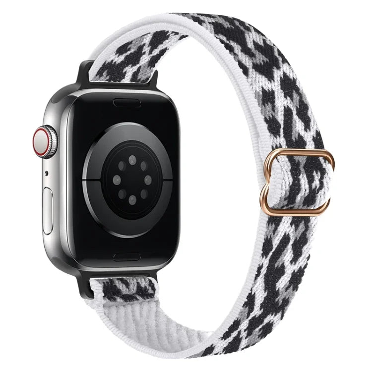 สายรัดนาฬิกาไนลอนขนาดเล็ก สำหรับ Apple Watch Series 7 45 มม. / 6&SE&5&4 44 มม. / 3&2&1 42 มม. และ 7 41 มม. / 6&SE&5&4 40 มม. / 3&2&1 38 มม.