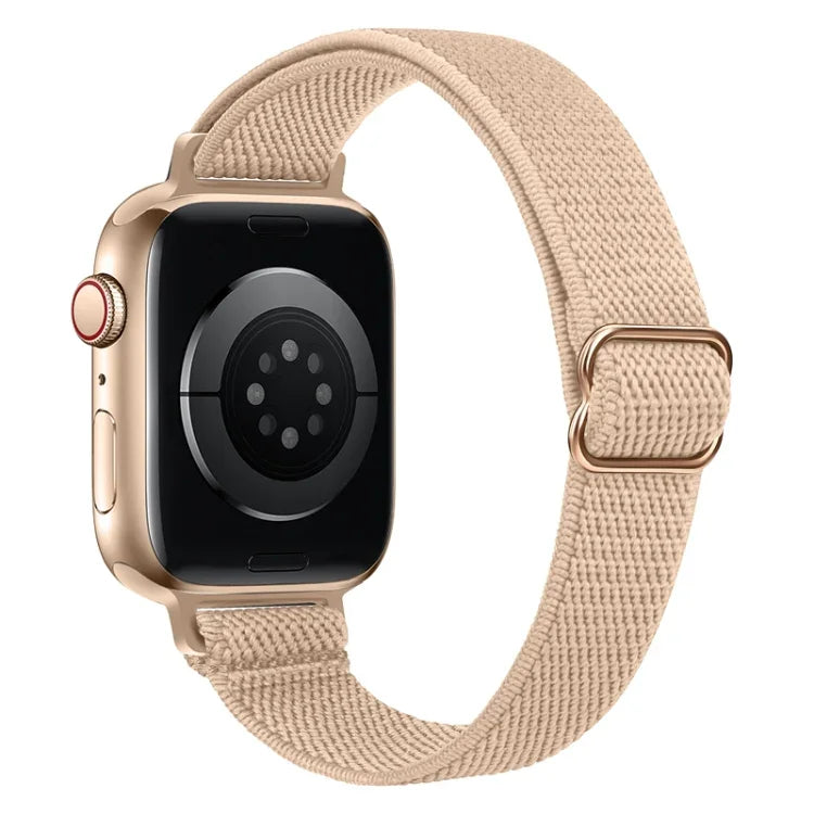สายรัดนาฬิกาไนลอนขนาดเล็ก สำหรับ Apple Watch Series 7 45 มม. / 6&SE&5&4 44 มม. / 3&2&1 42 มม. และ 7 41 มม. / 6&SE&5&4 40 มม. / 3&2&1 38 มม.