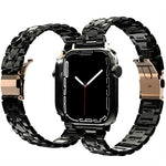 สายรัดนาฬิกาอะคริลิคชุบไฟฟ้า สำหรับ Apple Watch Series, 7 45 มม. / 6&SE&5&4 44 มม. / 3&2&1 42 มม., 7 41 มม. / 6&SE&5&4 40 มม. / 3&2&1 38 มม.