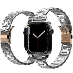 สายรัดนาฬิกาอะคริลิคชุบไฟฟ้า สำหรับ Apple Watch Series, 7 45 มม. / 6&SE&5&4 44 มม. / 3&2&1 42 มม., 7 41 มม. / 6&SE&5&4 40 มม. / 3&2&1 38 มม.