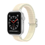 สายรัดนาฬิกาไนลอนเอวเล็กลายคลื่น สำหรับ Apple Watch Series, 7 45 มม. / 6&SE&5&4 44 มม. / 3&2&1 42 มม., 7 41 มม. / 6&SE&5&4 40 มม. / 3&2&1 38 มม.