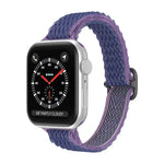 สายรัดนาฬิกาไนลอนเอวเล็กลายคลื่น สำหรับ Apple Watch Series, 7 45 มม. / 6&SE&5&4 44 มม. / 3&2&1 42 มม., 7 41 มม. / 6&SE&5&4 40 มม. / 3&2&1 38 มม.