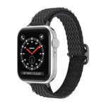 สายรัดนาฬิกาไนลอนเอวเล็กลายคลื่น สำหรับ Apple Watch Series, 7 45 มม. / 6&SE&5&4 44 มม. / 3&2&1 42 มม., 7 41 มม. / 6&SE&5&4 40 มม. / 3&2&1 38 มม.