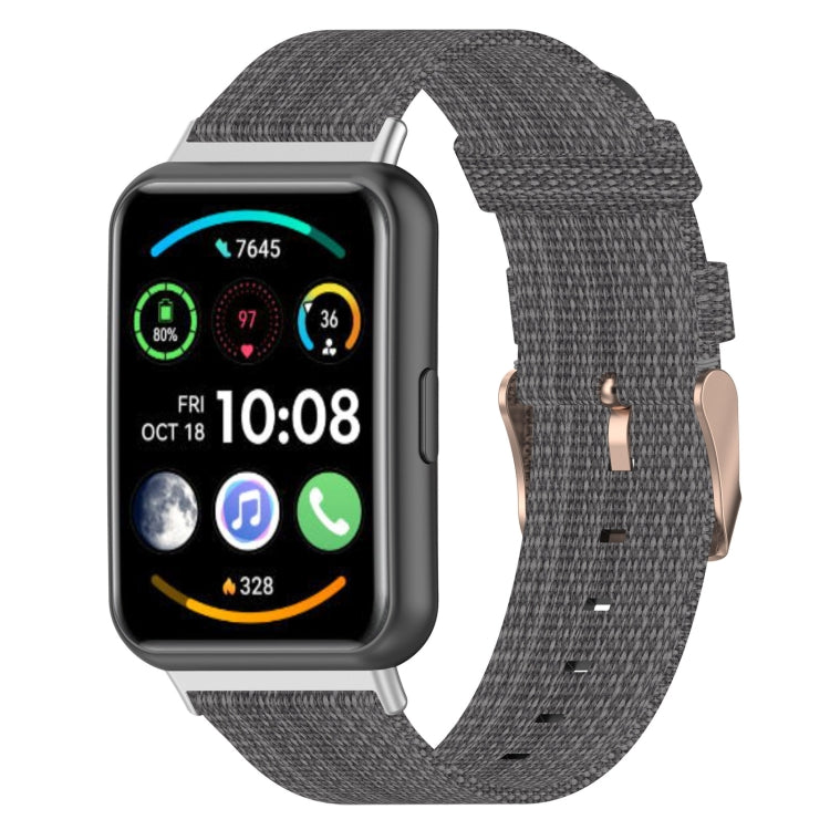 Nylon Woven Watch Band, For Huawei Watch Fit 2