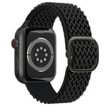 สายรัดนาฬิกาไนลอนลายคลื่น สำหรับ Apple Watch Series, 7 45 มม. / 6&SE&5&4 44 มม. / 3&2&1 42 มม., 7 41 มม. / 6&SE&5&4 40 มม. / 3&2&1 38 มม.