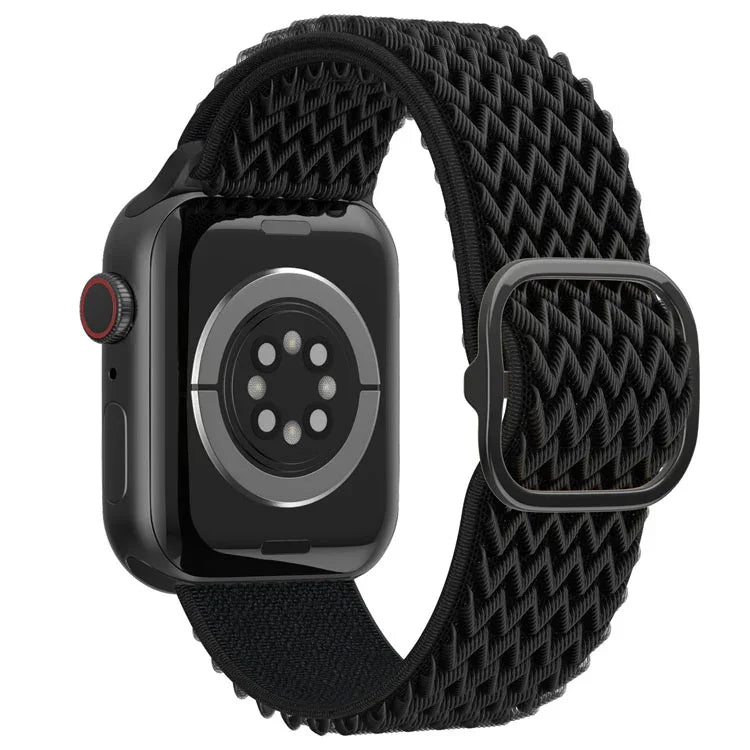 สายรัดนาฬิกาไนลอนลายคลื่น สำหรับ Apple Watch Series, 7 45 มม. / 6&SE&5&4 44 มม. / 3&2&1 42 มม., 7 41 มม. / 6&SE&5&4 40 มม. / 3&2&1 38 มม.