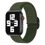 สายรัดนาฬิกาไนลอนลายคลื่น สำหรับ Apple Watch Series, 7 45 มม. / 6&SE&5&4 44 มม. / 3&2&1 42 มม., 7 41 มม. / 6&SE&5&4 40 มม. / 3&2&1 38 มม.