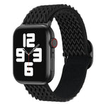 สายรัดนาฬิกาไนลอนลายคลื่น สำหรับ Apple Watch Series, 7 45 มม. / 6&SE&5&4 44 มม. / 3&2&1 42 มม., 7 41 มม. / 6&SE&5&4 40 มม. / 3&2&1 38 มม.