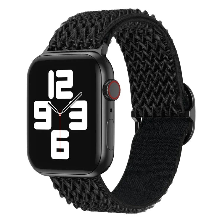 สายรัดนาฬิกาไนลอนลายคลื่น สำหรับ Apple Watch Series, 7 45 มม. / 6&SE&5&4 44 มม. / 3&2&1 42 มม., 7 41 มม. / 6&SE&5&4 40 มม. / 3&2&1 38 มม.