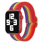 สายรัดนาฬิกาไนลอนลายคลื่น สำหรับ Apple Watch Series, 7 45 มม. / 6&SE&5&4 44 มม. / 3&2&1 42 มม., 7 41 มม. / 6&SE&5&4 40 มม. / 3&2&1 38 มม.