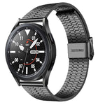 22mm Universal Seven-bead Stainless Steel Watch Band, 22mm
