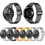 22mm Universal Seven-bead Stainless Steel Watch Band, 22mm