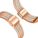 22mm Universal Seven-bead Stainless Steel Watch Band, 22mm