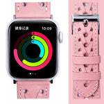 สายรัดนาฬิกาหนังแท้ถัก สำหรับ Apple Watch Series, 7 45 มม. / 6&SE&5&4 44 มม. / 3&2&1 42 มม., 7 41 มม. / 6&SE&5&4 40 มม. / 3&2&1 38 มม.