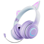 BT029C RGB หูฟังบลูทูธไร้สายรูปหูแมวสองโหมด