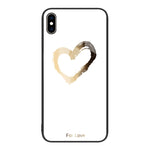 Colorful Painted Glass Phone Case, For iPhone XS Max, For iPhone XR