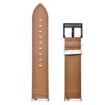 22mm Cowhide Leather Sewing Thread Watch Band, For Honor Watch GS 3
