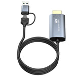 Z36 การ์ดจับภาพวิดีโอ HDMI/M เป็น USB-Type C/M ความยาว: 2m, Z36