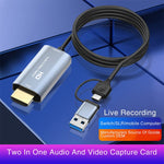 Z36 การ์ดจับภาพวิดีโอ HDMI/M เป็น USB-Type C/M ความยาว: 2m, Z36