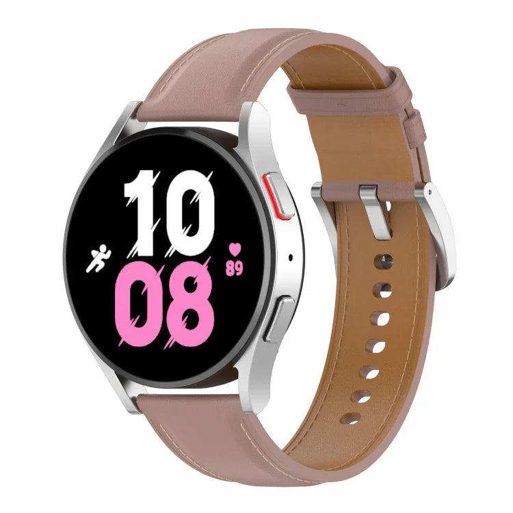 Premium Leather Watch Band, For Samsung Galaxy Watch 5 40mm, For Samsung Galaxy Watch 5 44mm, For Samsung Galaxy Watch 5 Pro 45mm